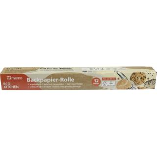 MEMO Backpapier-Rolle ungebleicht 38cm x 12m