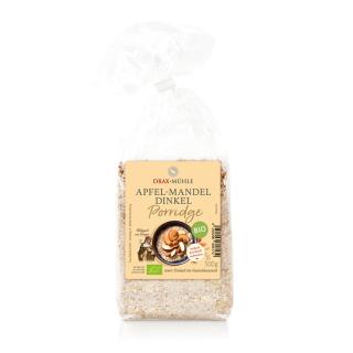 Bio Apfel-Mandel-Dinkel Porridge