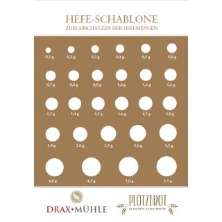 Hefe-Schablone