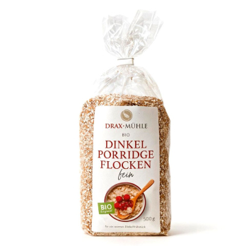 Bio Dinkel-Porridgeflocken fein * 500 g