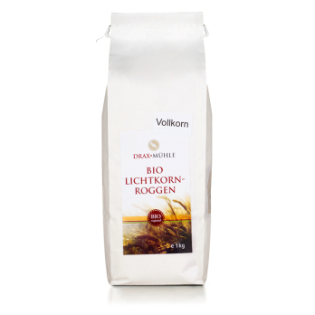 Bio Lichtkornroggen Vollkornmehl * 1 kg