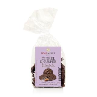 Dinkel Zartbitter-Mandelsplitter Knusperwaffeln * NEU