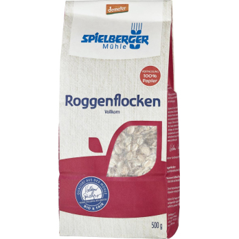 Bio Roggenflocken 500 g DEMETER