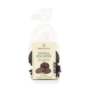 Dinkel Zartbitter-Ingwer Knusperwaffeln * NEU