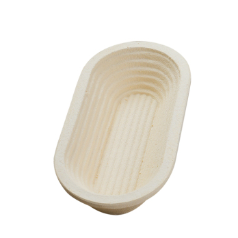 Gärkorb Holzschliff lang & Rillen 0,5kg 23x12x7cm