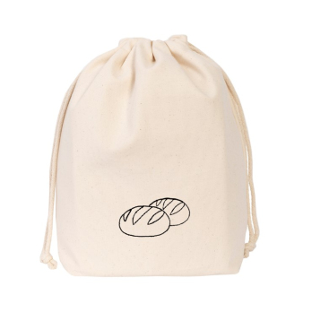 Brottasche aus Baumwolle, 3 in 1 natur